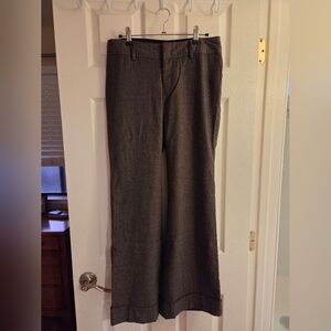 Women's Brown Houndstooth Banana Republic Dress Pants